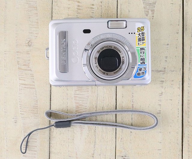 完動品】PENTAX Optio-S55 デジタルカメラ S/N 9217958 mi-na ミーナ