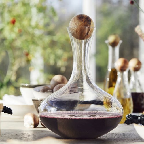 台湾 オークボールグラスデキャンタ 2L sagaform-taiwan - Pinkoi