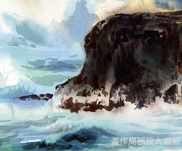 20%OFF】台湾 【水彩画】海を聞く - 海岸に打ち寄せる波の音 gaze - Pinkoi