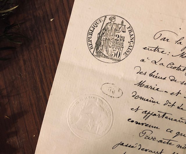 台湾 フランス語1901-センテニアルアンティーク切手紙アンティーク