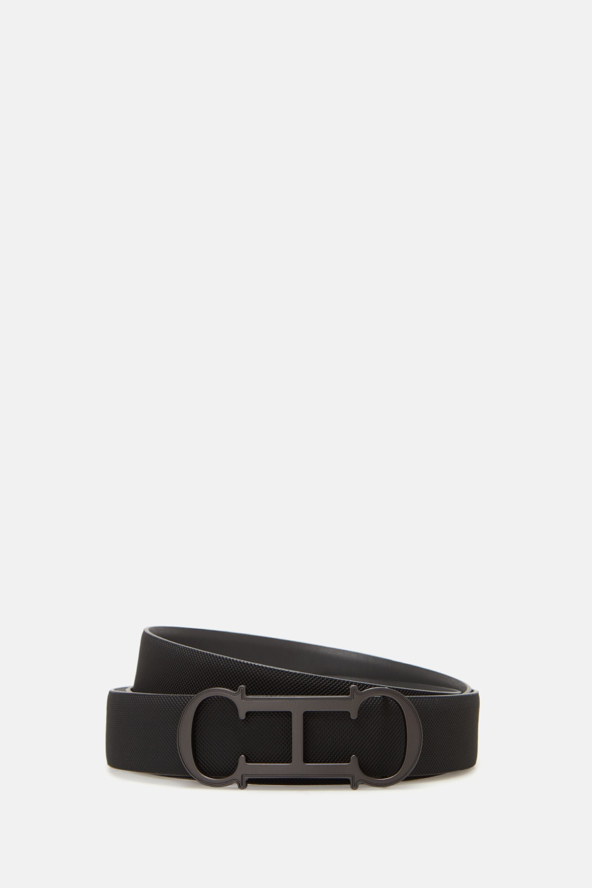 Initials Insignia reversible belt black - CH Carolina Herrera