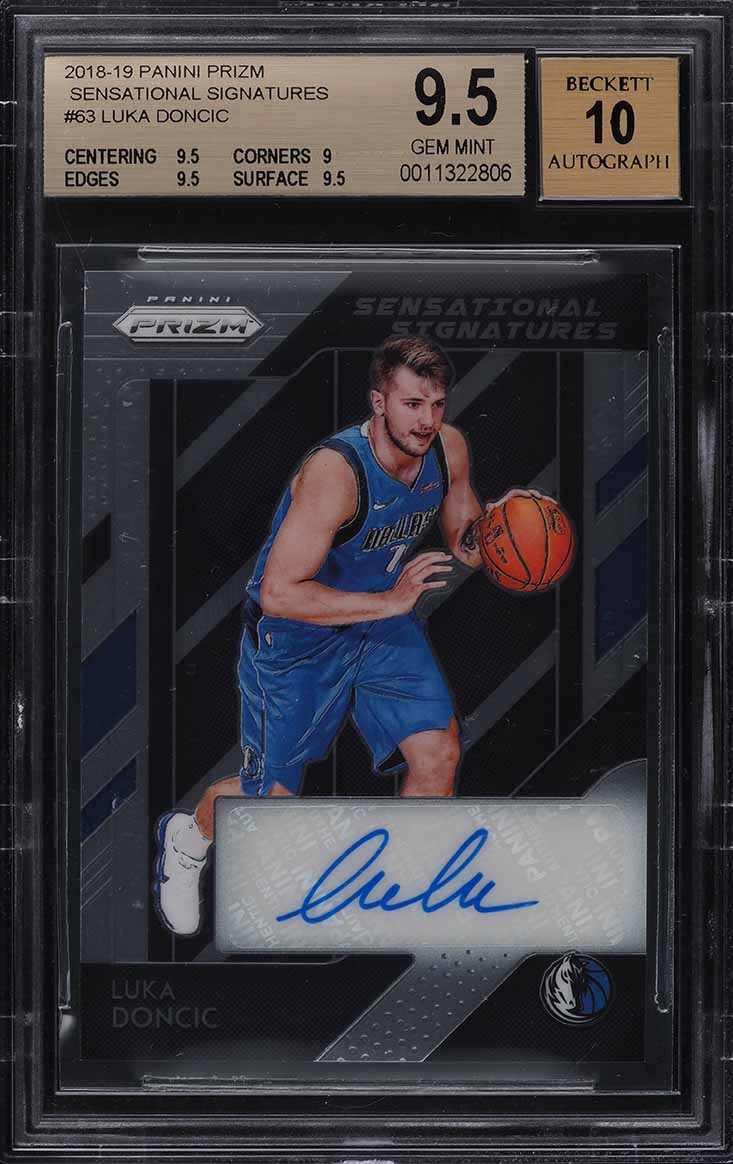 2018 Panini Prizm Sensational Signatures Luka Doncic ROOKIE AUTO