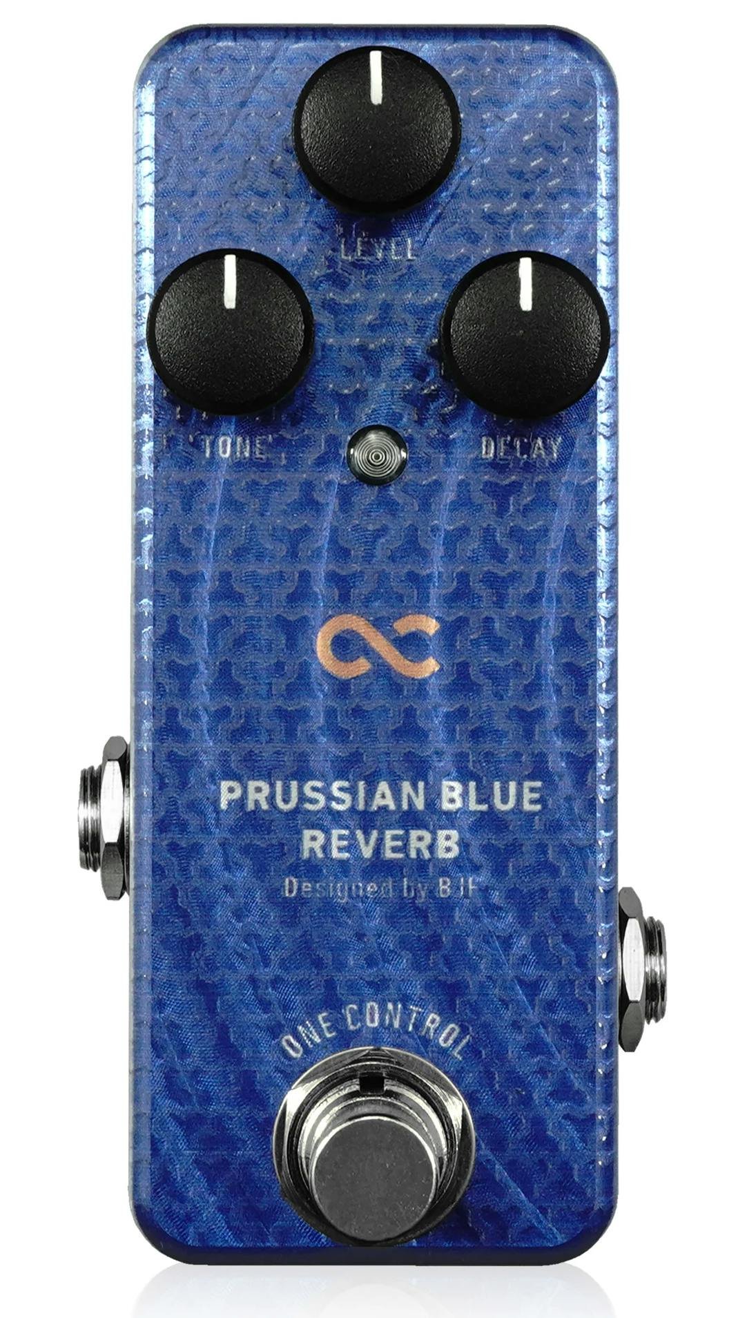 One Control BJF Prussian Blue Reverb Pedal - Andertons Music Co.