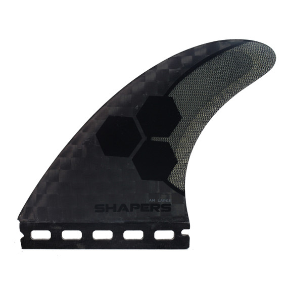 Large Surfboard Thruster Fins | Single Tab | Shapers Fins