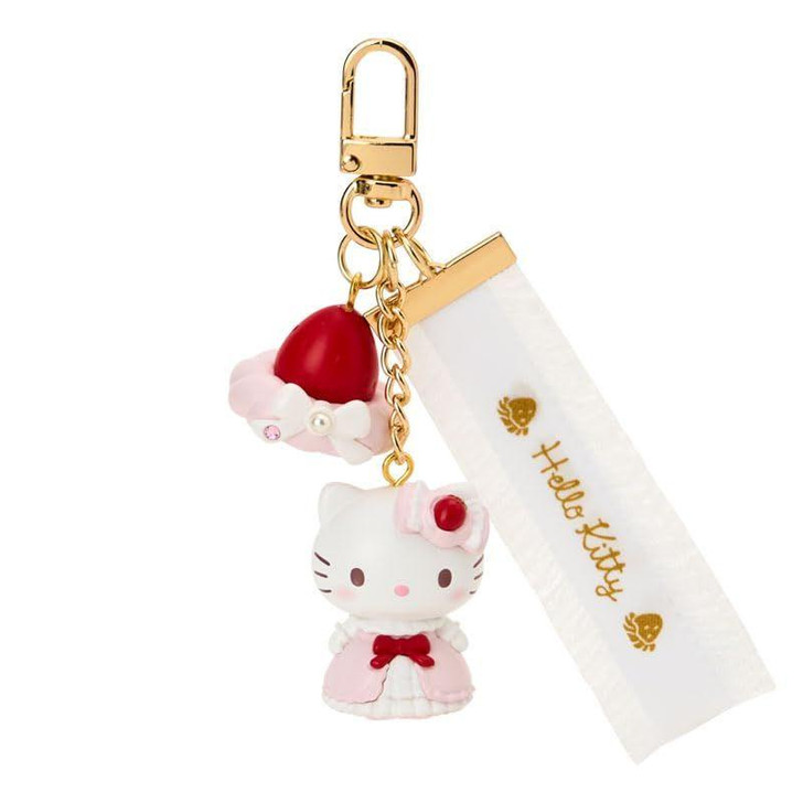 Sanrio Hello Kitty Key Holder Strawberry Whip Cake 284262