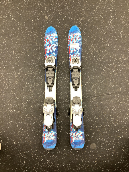 Used Elan PINBALL TEAM Boys DH Ski/Binding Royal Blue 110 cm