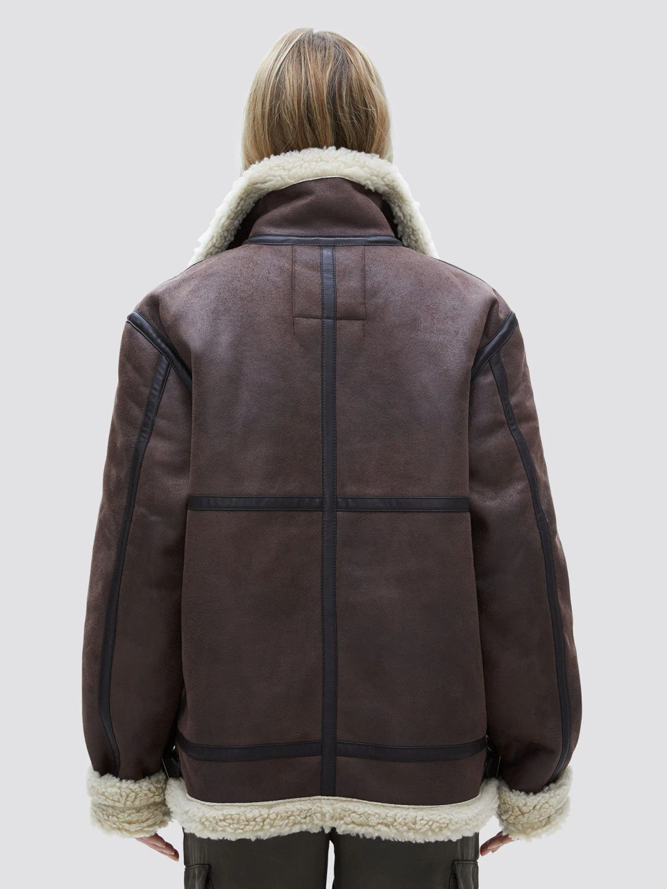 Alpha Industries ウィメンズ B-3 シェルパ モッド ブラウンまたはブラック
