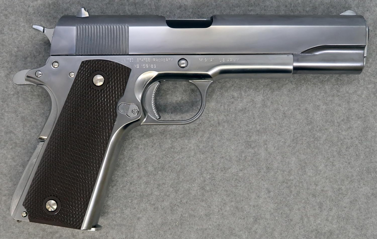 Marushin Government M1911A1 Silver ABS Model Gun Completed Product