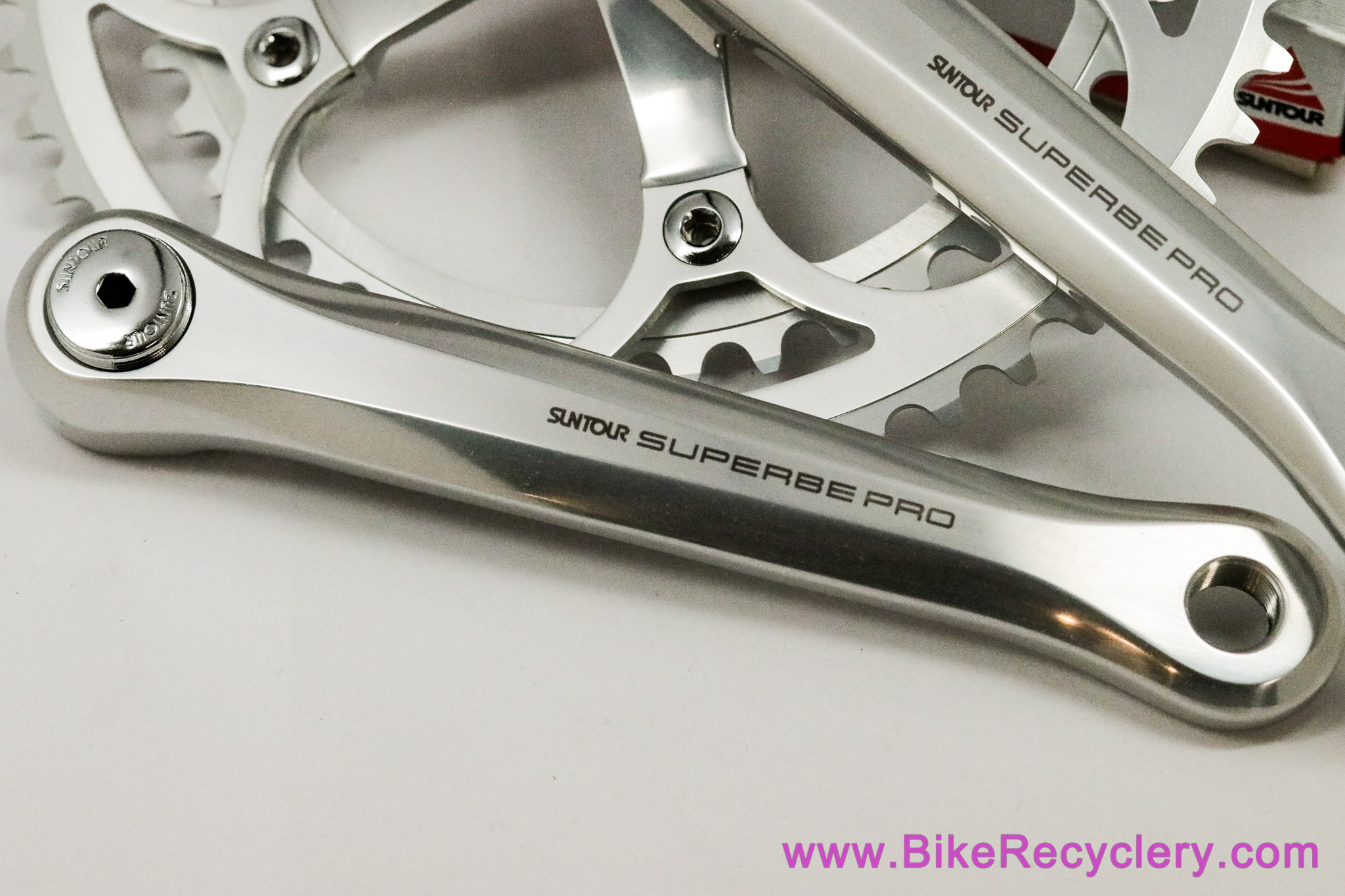 NIB/NOS Suntour Superbe Pro Crankset: CW-SB10 - 172.5mm x 53/42t x