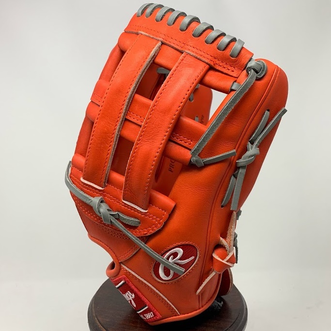 Rawlings Heart of the Hide Red Orange 442 Baseball Glove 12.75