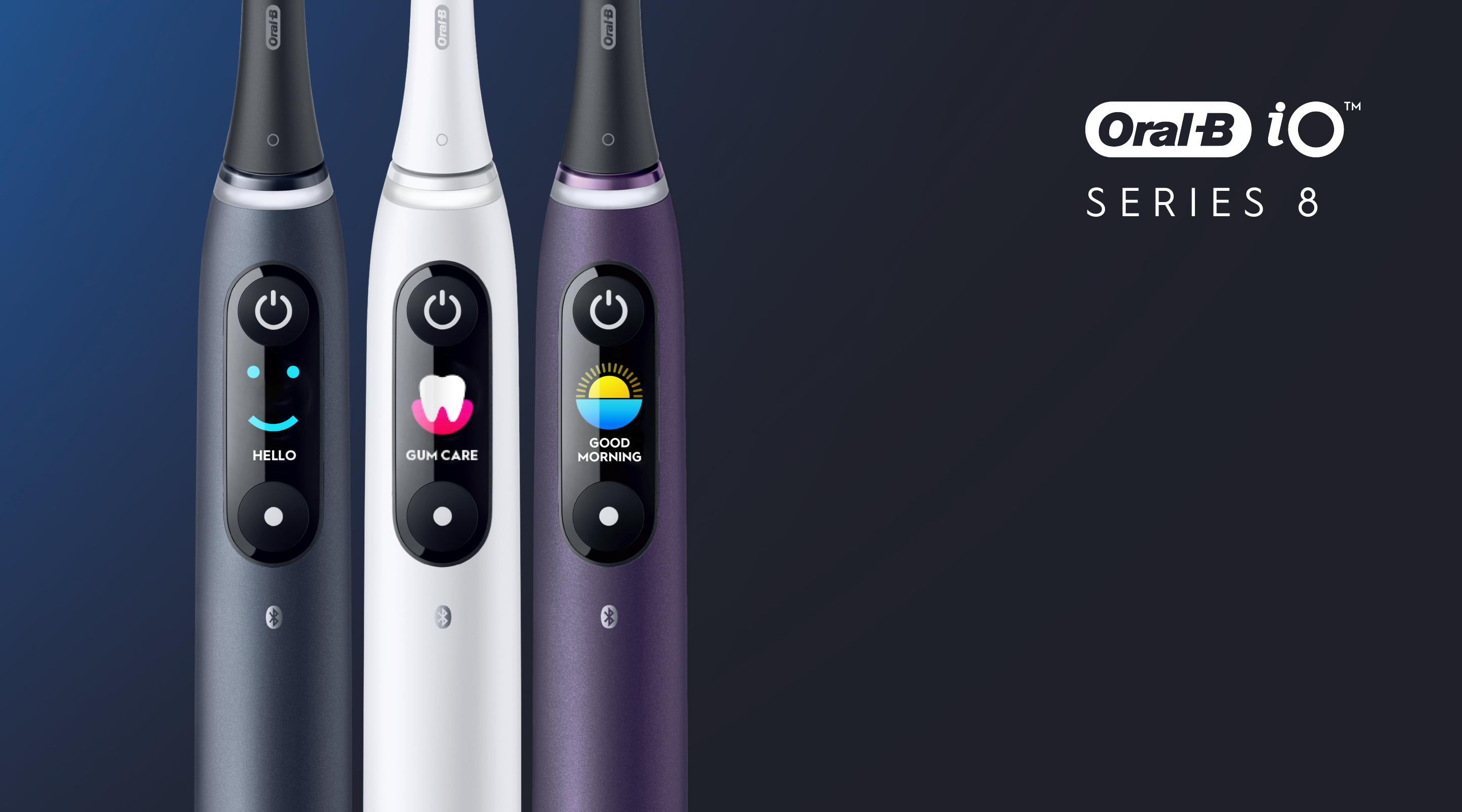 Oral-B iO8 Electric Toothbrush, Violet Ametrine | Oral-B