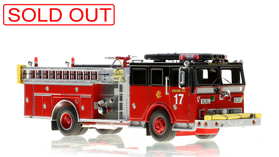 Fire Replicas Chicago Fire Department Engine 17 Scale Model