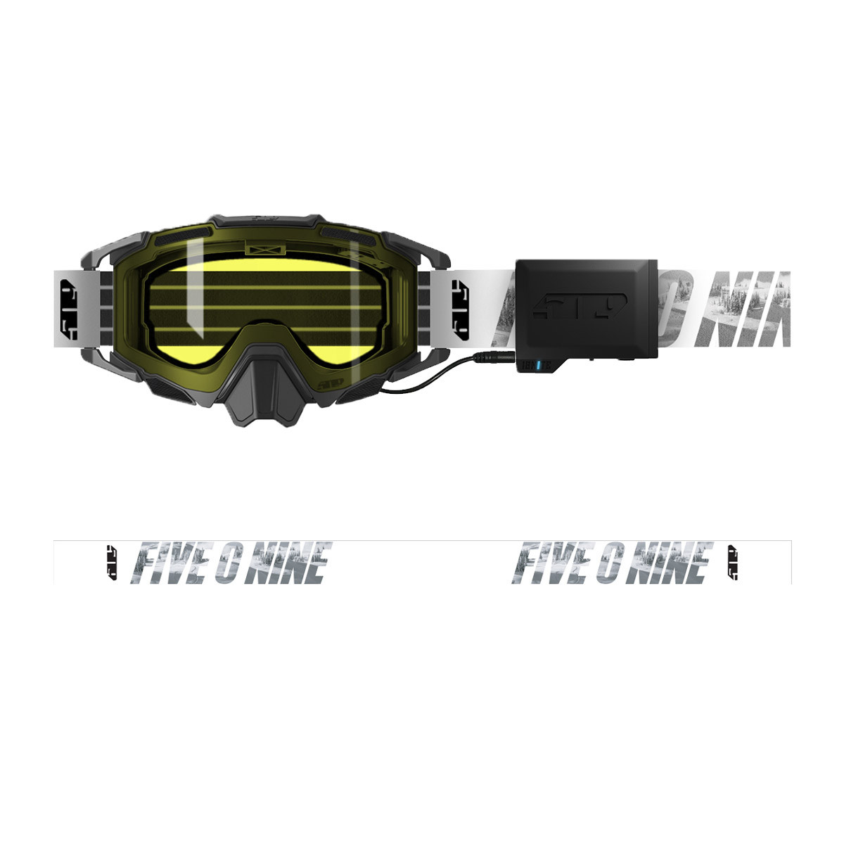 509 Sinister X7 Ignite S1 Goggle - Whiteout (Yellow Tint