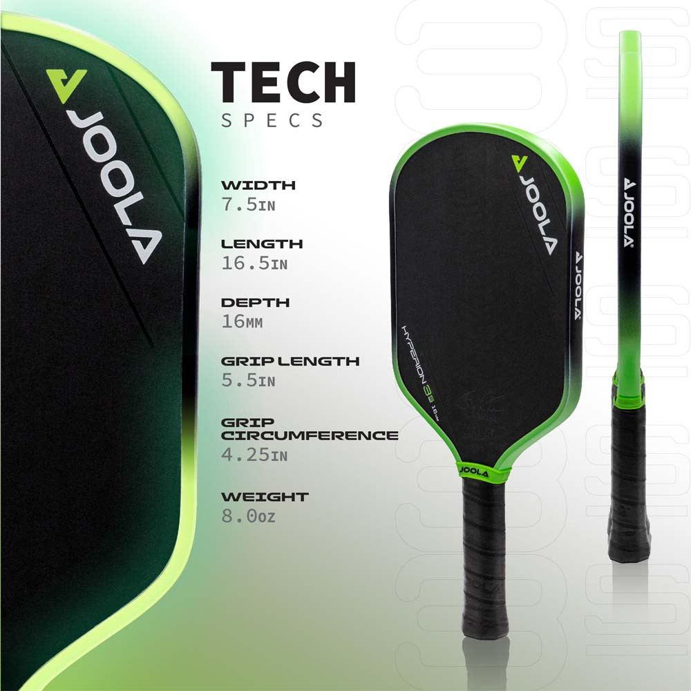 JOOLA Simone Jardim Hyperion 3S 16mm Pickleball Paddle