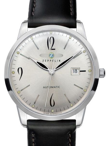 Graf Zeppelin Flatline Swiss Automatic Dress Watch #7350-4