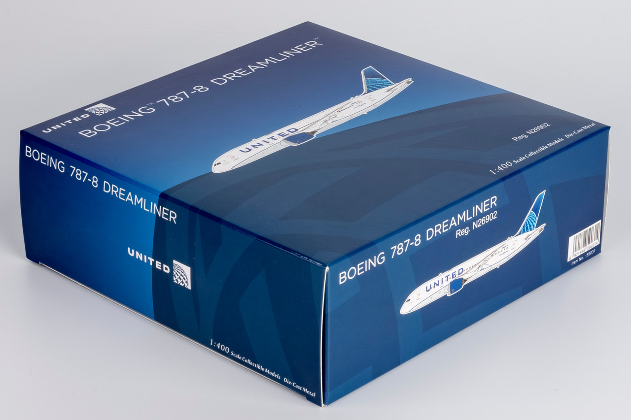 NG Model United Airlines 787-8 Dreamliner Blue Evolution c/s