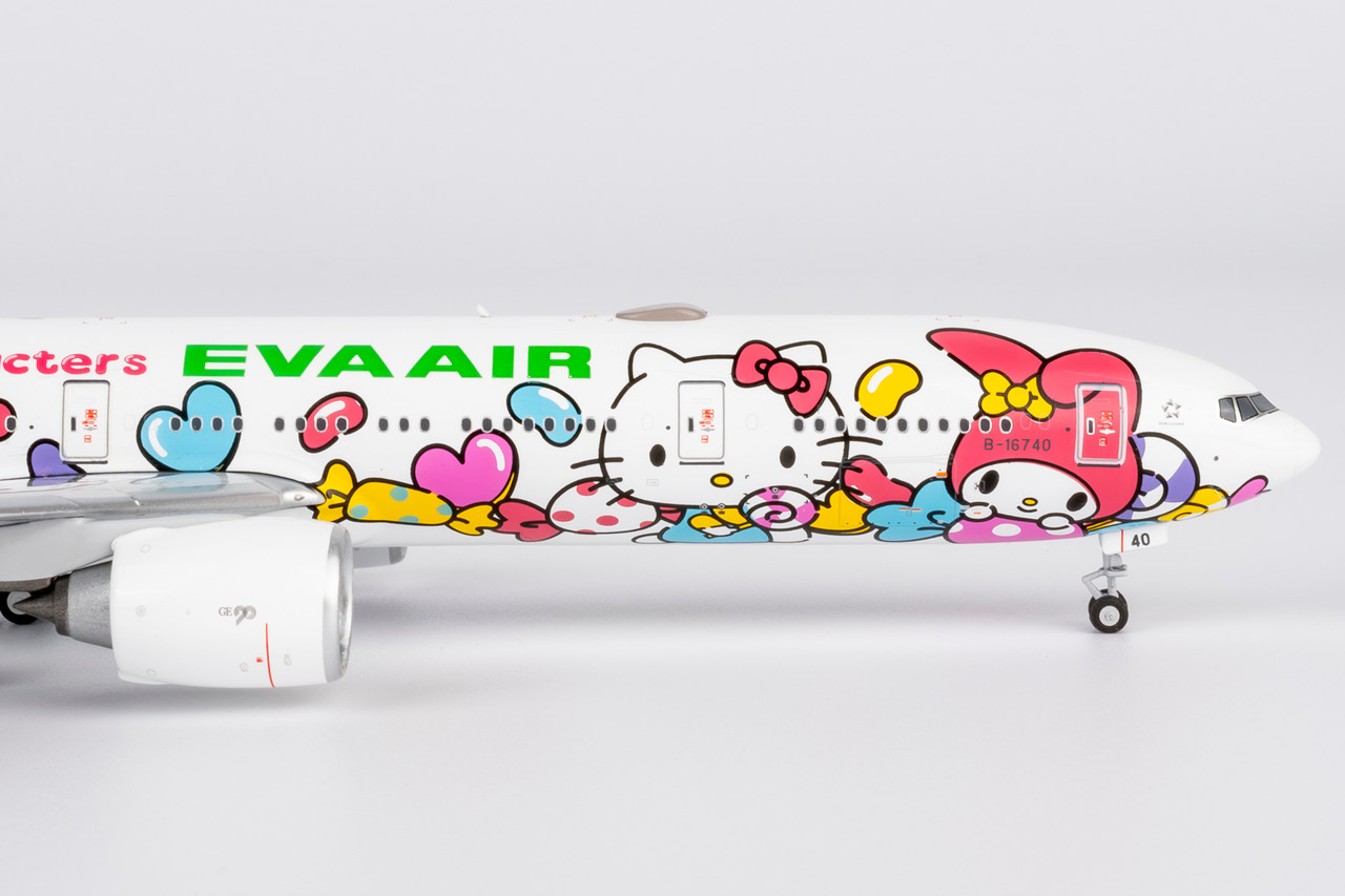NG Model Eva Airways 777-300ER B-16740 HELLO KITTY “Candy Jet
