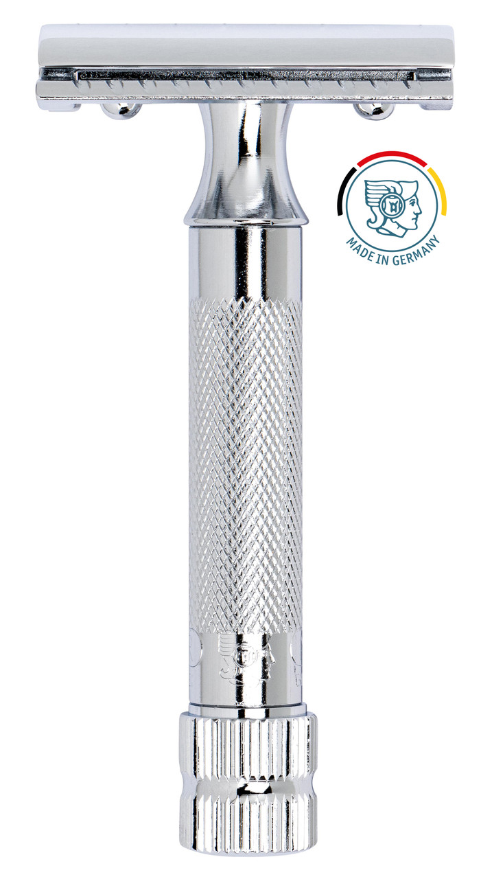 Merkur - 34C Heavy Duty DE Safety Razor Starter Set includes