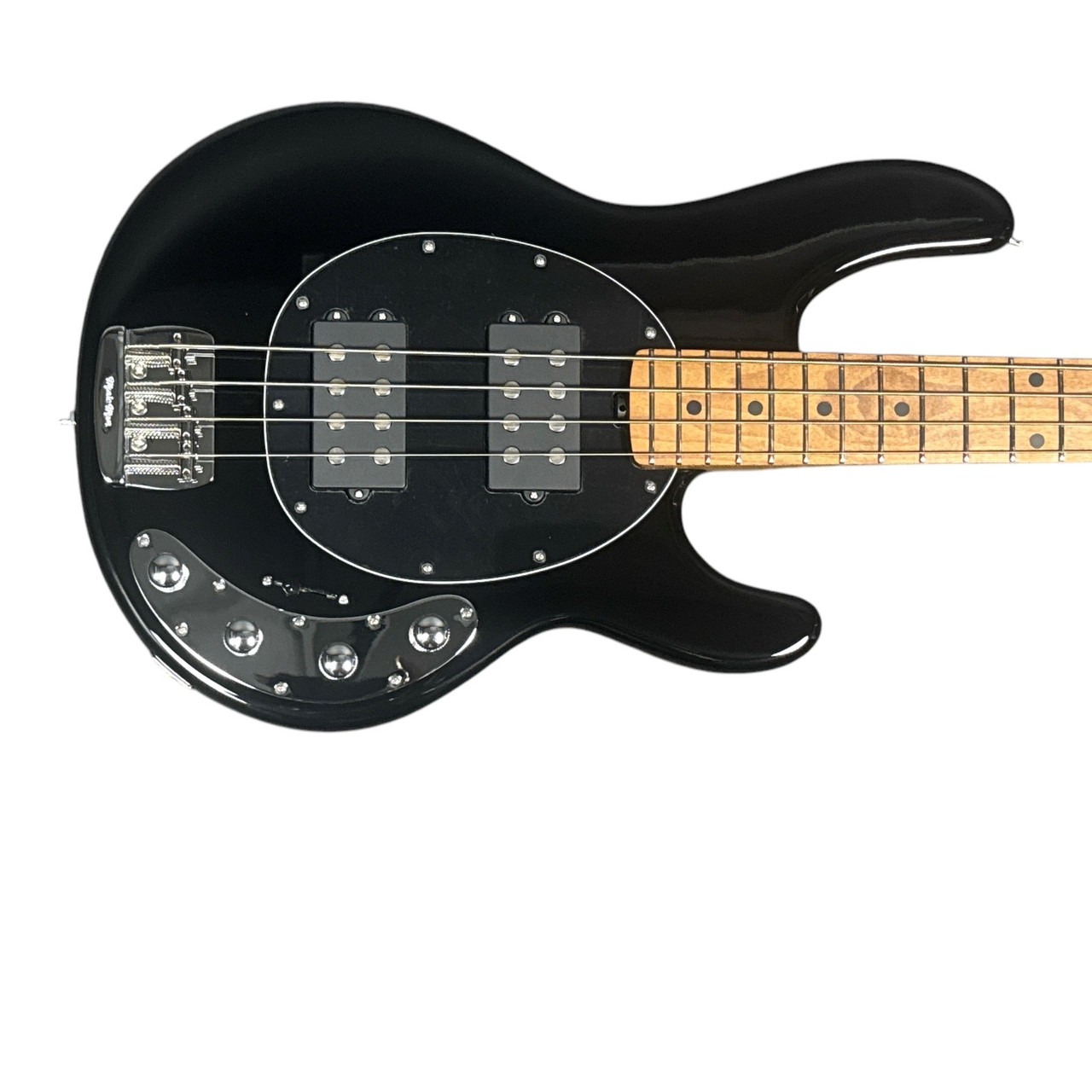 Ernie Ball Music Man Stingray 4 Special, Black/ Roasted Maple