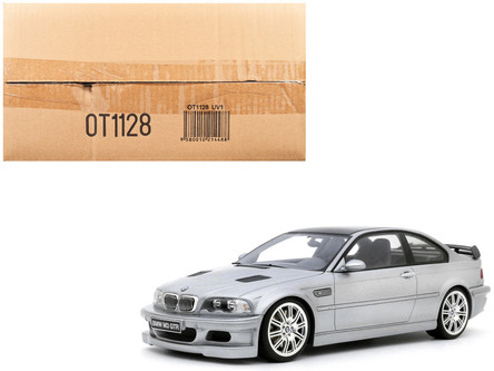 1/18 OTTO 2001 BMW M3 E46 GTR Street (Titan Silver Metallic 354