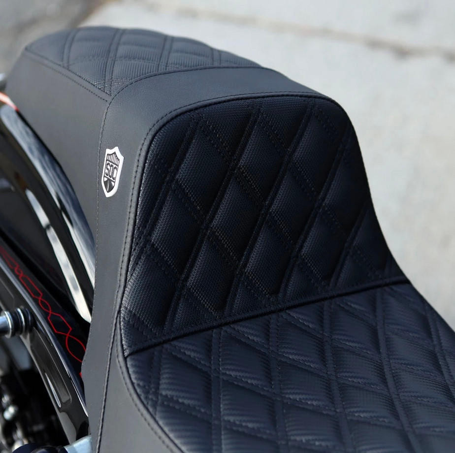 Saddlemen x San Diego Customs Step Up Seat Gripper fits '06-'17