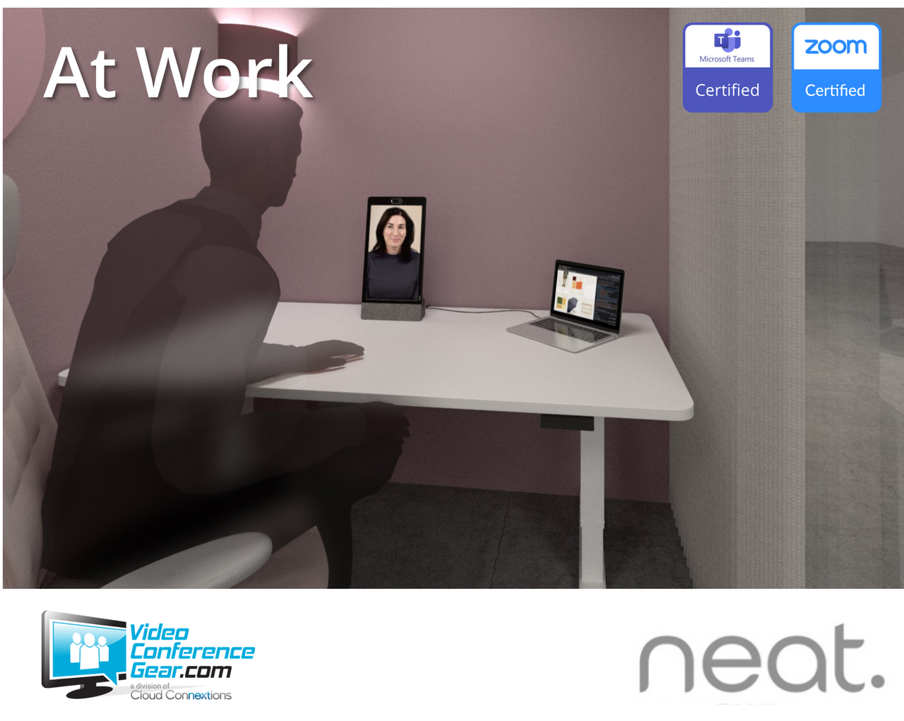Neat Frame Personal Video Conferencing Device Designed for Zoom