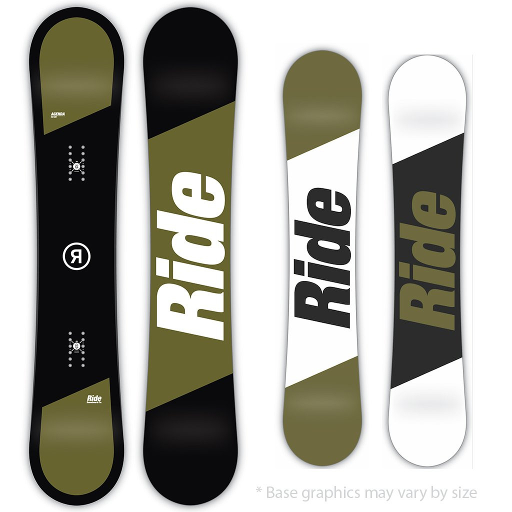 Ride Agenda Snowboard Black Olive | Boardparadise.com