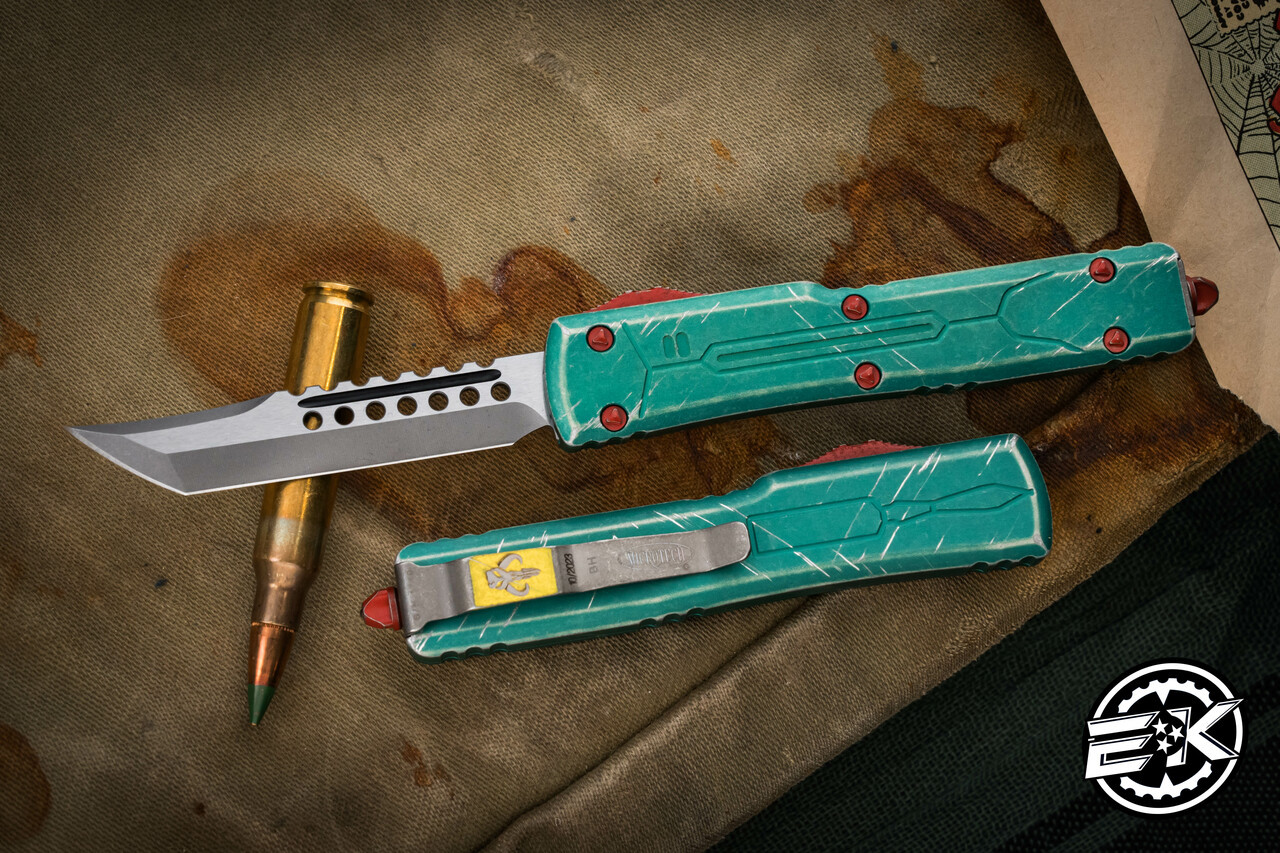 Microtech UTX-70 Hellhound Bounty Hunter OTF Automatic Knife 2.4