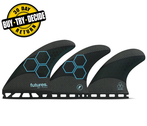 Futures AM2 Techflex Large 5 fin - USEDSURF