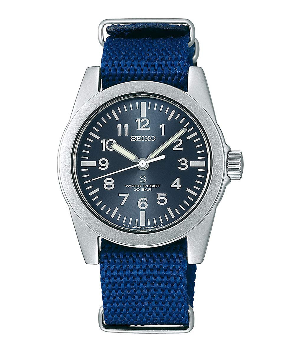 Seiko SUS Reissue Blue Military SCXP165 - Shopping In Japan Net