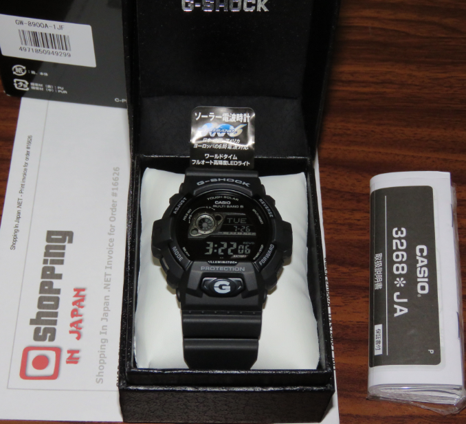 G-Shock GW-8900A-1JF Atomic Multiband 6 - Shopping In Japan Net