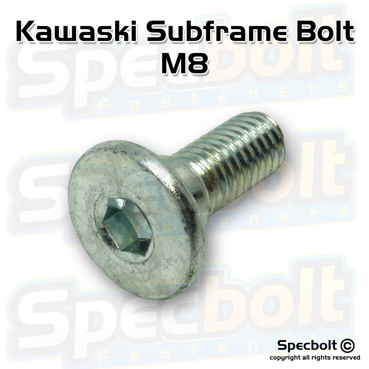 Kawasaki Subframe Kick Starter Rotor Bolt M8x20 92153-1621, 92150