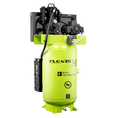 Flexzilla FS05V080I1 Air Compressor with Silencer, 5 HP, 1-Phase