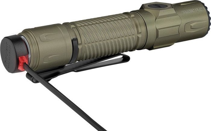 Olight Warrior Ultra Flashlight Olive Green Aluminum Handle 2500