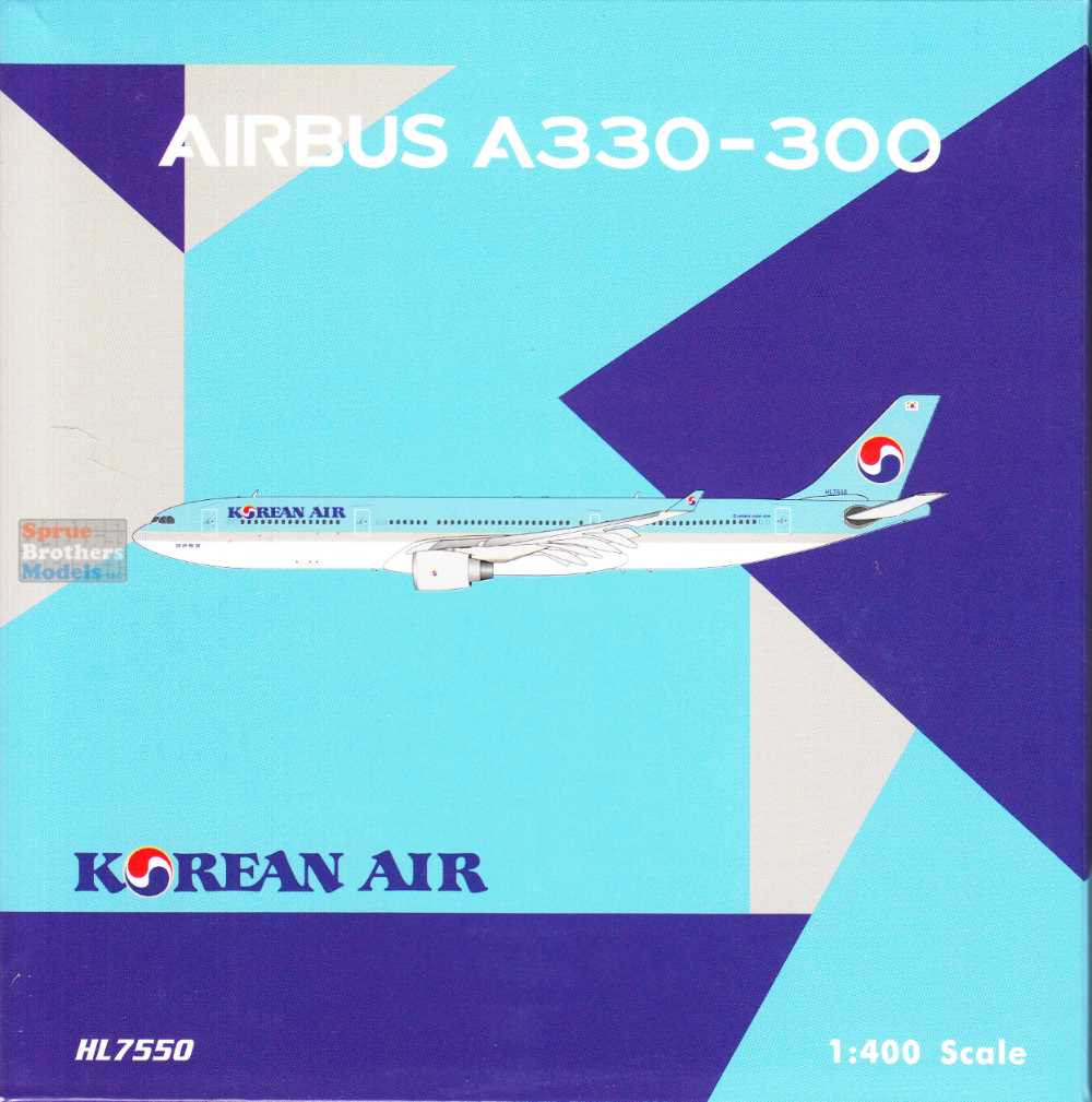 PHX04612 1:400 Phoenix Model Korean Air Airbus A330-300 Reg