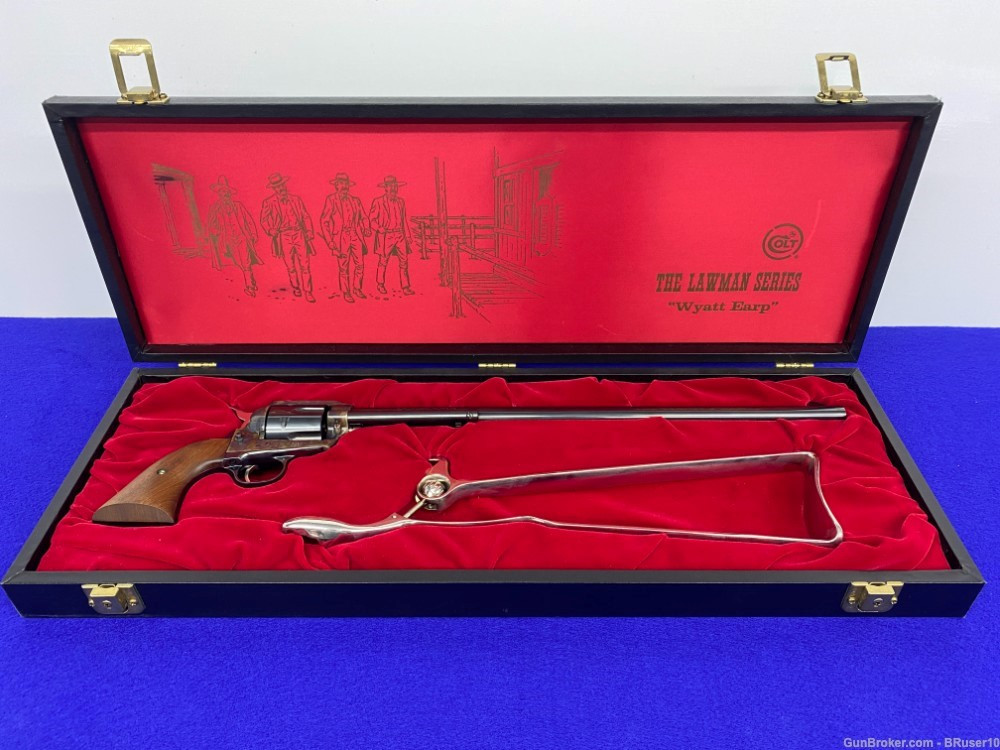 SOLD* 1969 Colt Single Action Army .45 Lawman Series Wyatt Earp *1
