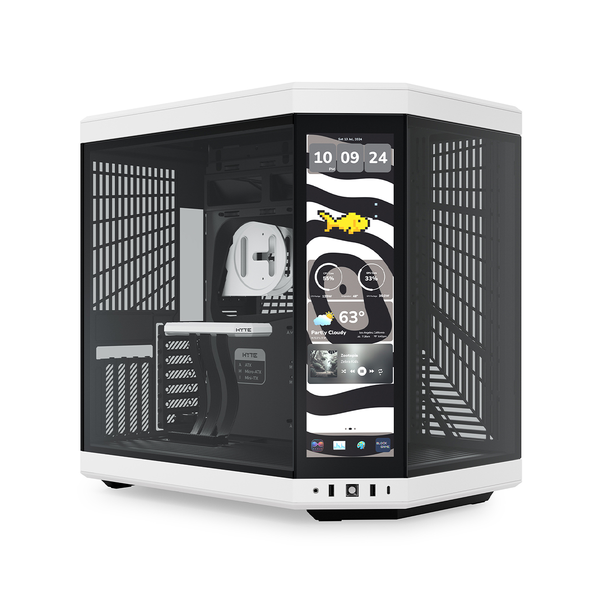 Y70 - Our New ATX PC Case - Panda | HYTE