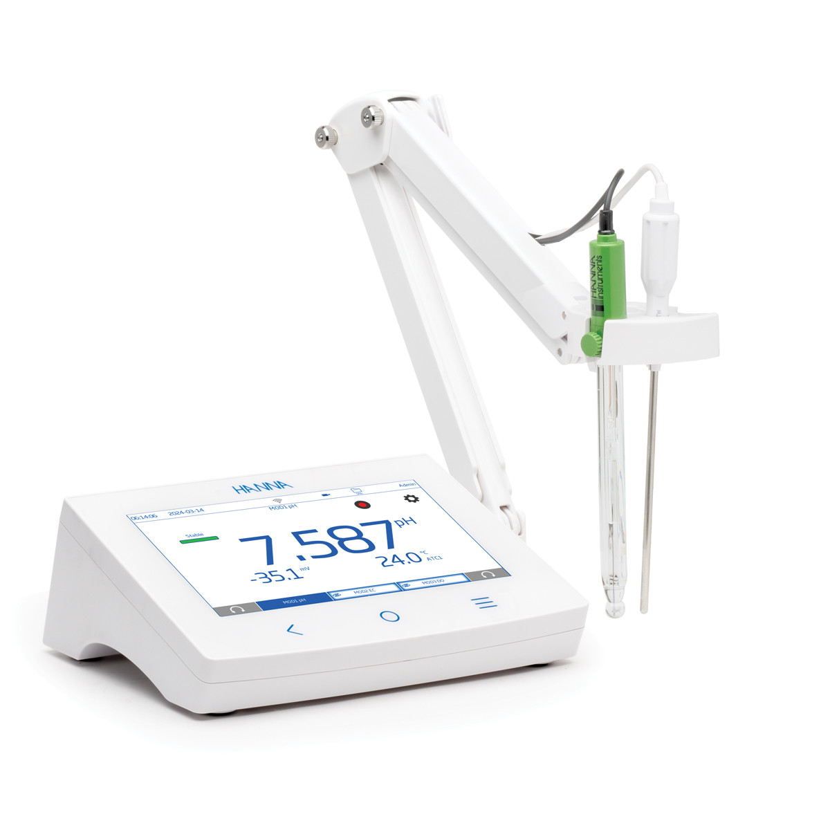 pH/ORP/ISE Advanced Benchtop Meter Kit (HI6222-01) | Hanna Instruments