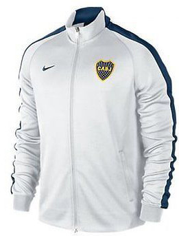 NIKE BOCA JUNIORS 2015 N98 JACKET WHITE - Soccer Plus
