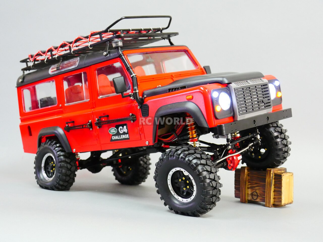 RC 1/10 Land Rover DEFENDER 110 Wagon Hard Body w/ Interior *WHITE*