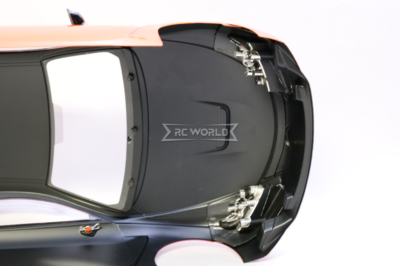 1/10 RC Car BODY Shell LEXUS RCF 190mm *FINISHED* ORANGE