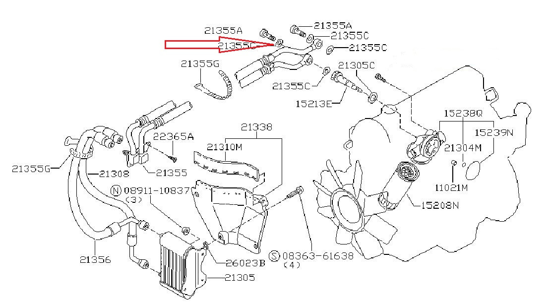 Set Of 4 Oil Cooler Hose Banjo Fitting Sealing Washers Datsun