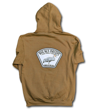Big Al's Crane Train Field Brown Hoodie - Big Al's Decoys