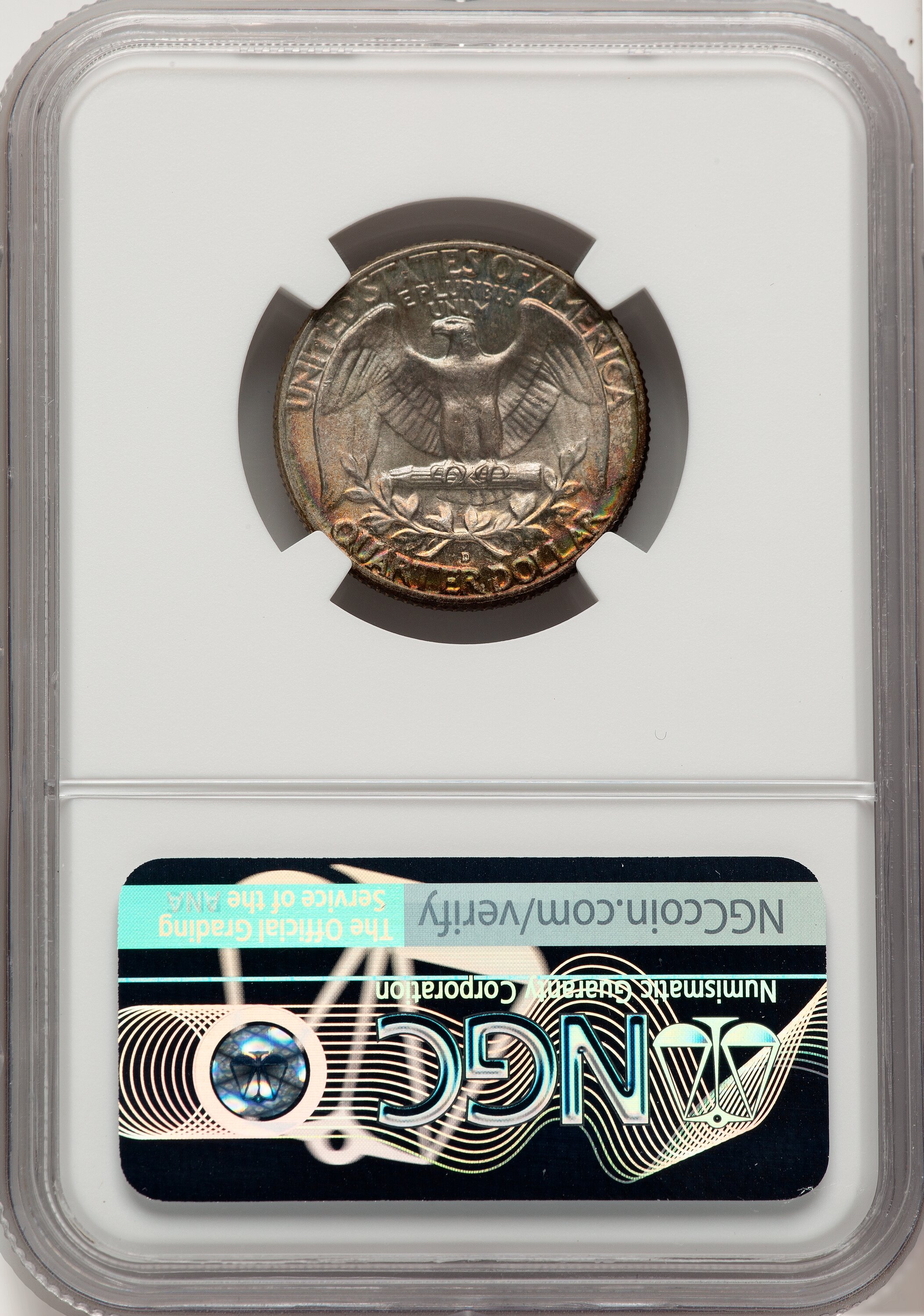 1958-D 25C Washington Quarter NGC MS68 - LCR Coin