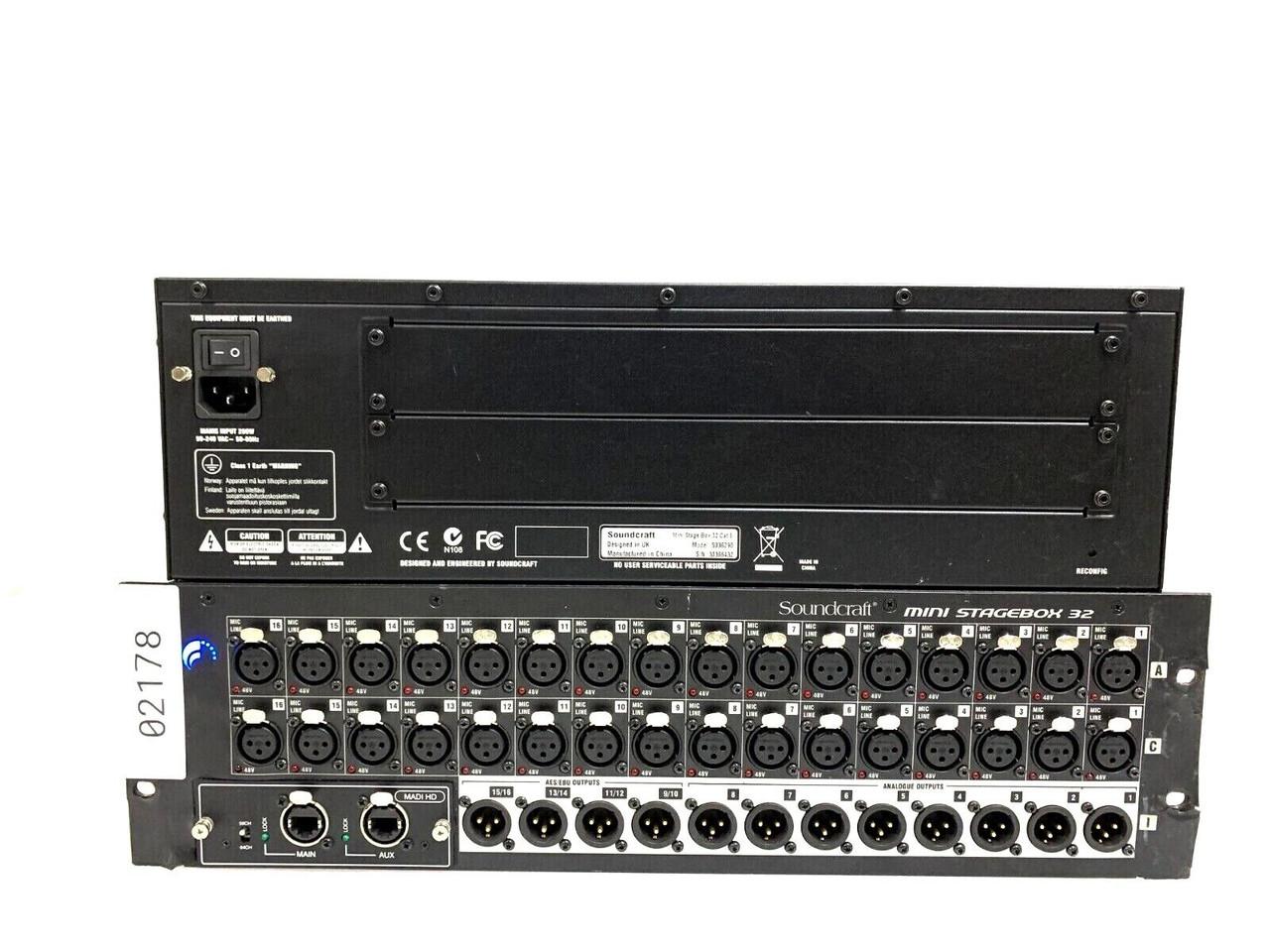 Soundcraft 5036290 Mini Stage Box .32 CAT 5 -02177 -02178 (One