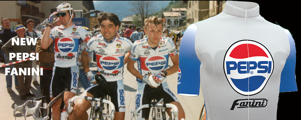 Team Kits - Retro Team Kits - Pepsi Cola Fanini - procyclegear.com