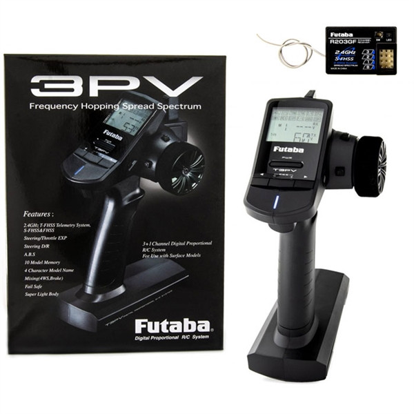 Futaba 3PV 3-Channel Transmitter w/R203GF Receiver