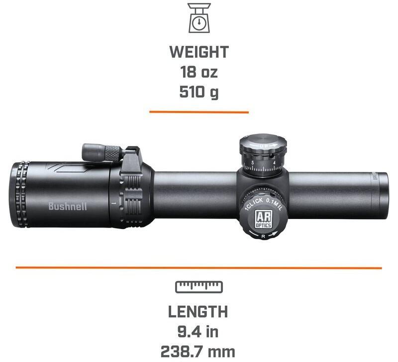 Bushnell AR Optics 1-4x24 Illuminated FFP Riflescope