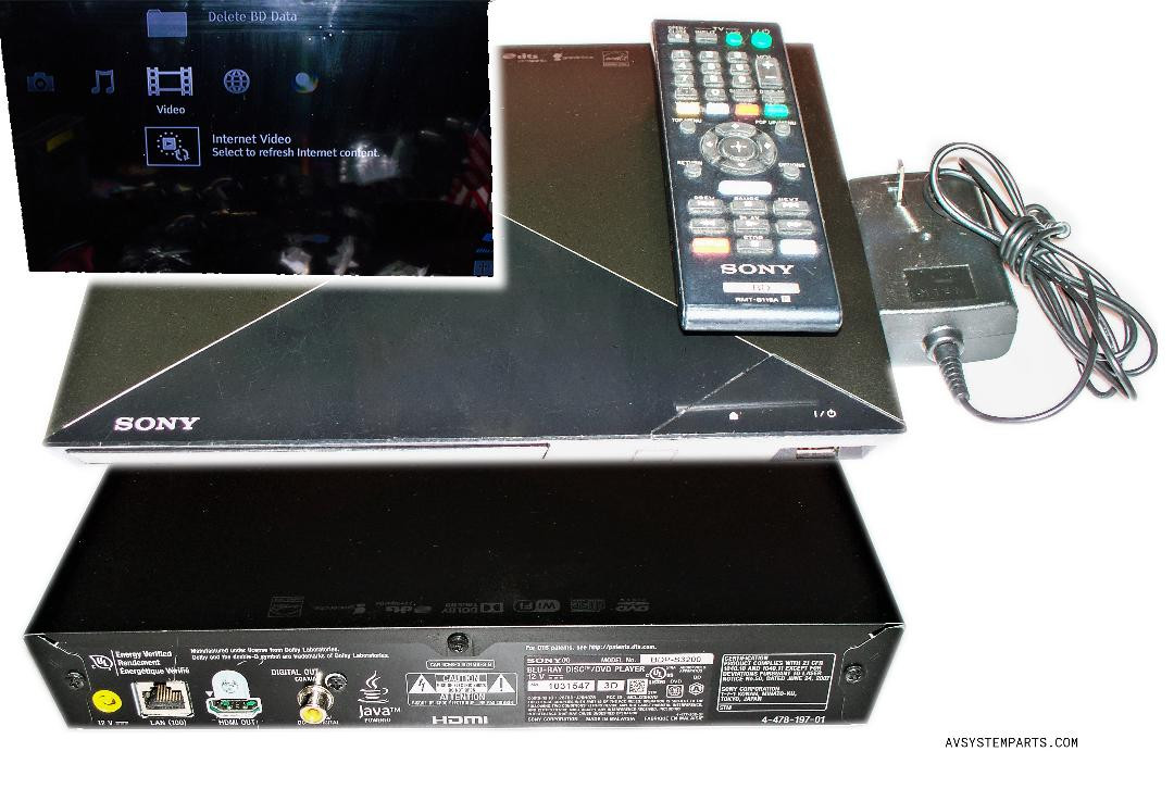 Sony BDP-S3200 Smart WIFI Blu ray, DVD Player