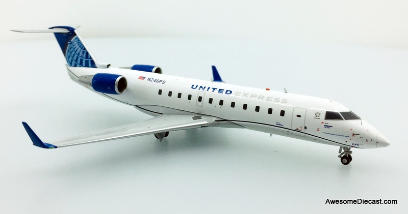 Gemini 200 1:200 Bombardier CRJ200: United Airlines